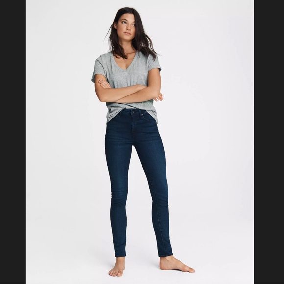 rag & bone Nina High Rise Skinny Jeans in Bayview Wash Women’s Size 27 US Size 4 - Picture 1 of 16